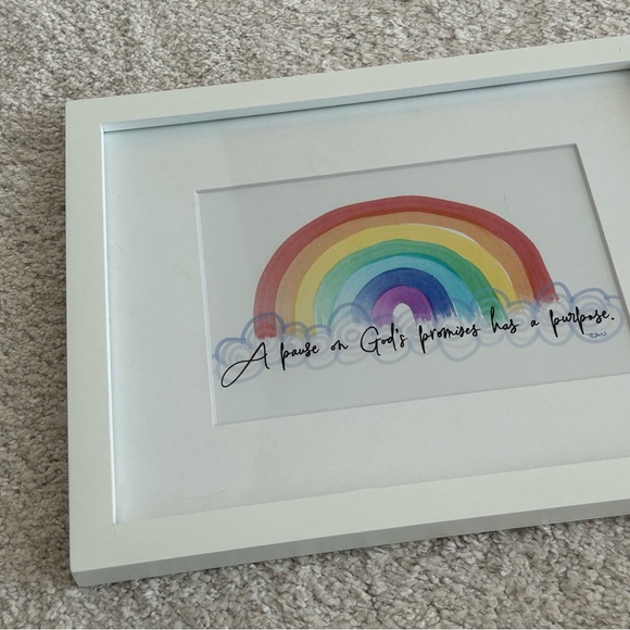 Framed Rainbow Wall Art 8x10” - Picture 4 of 5